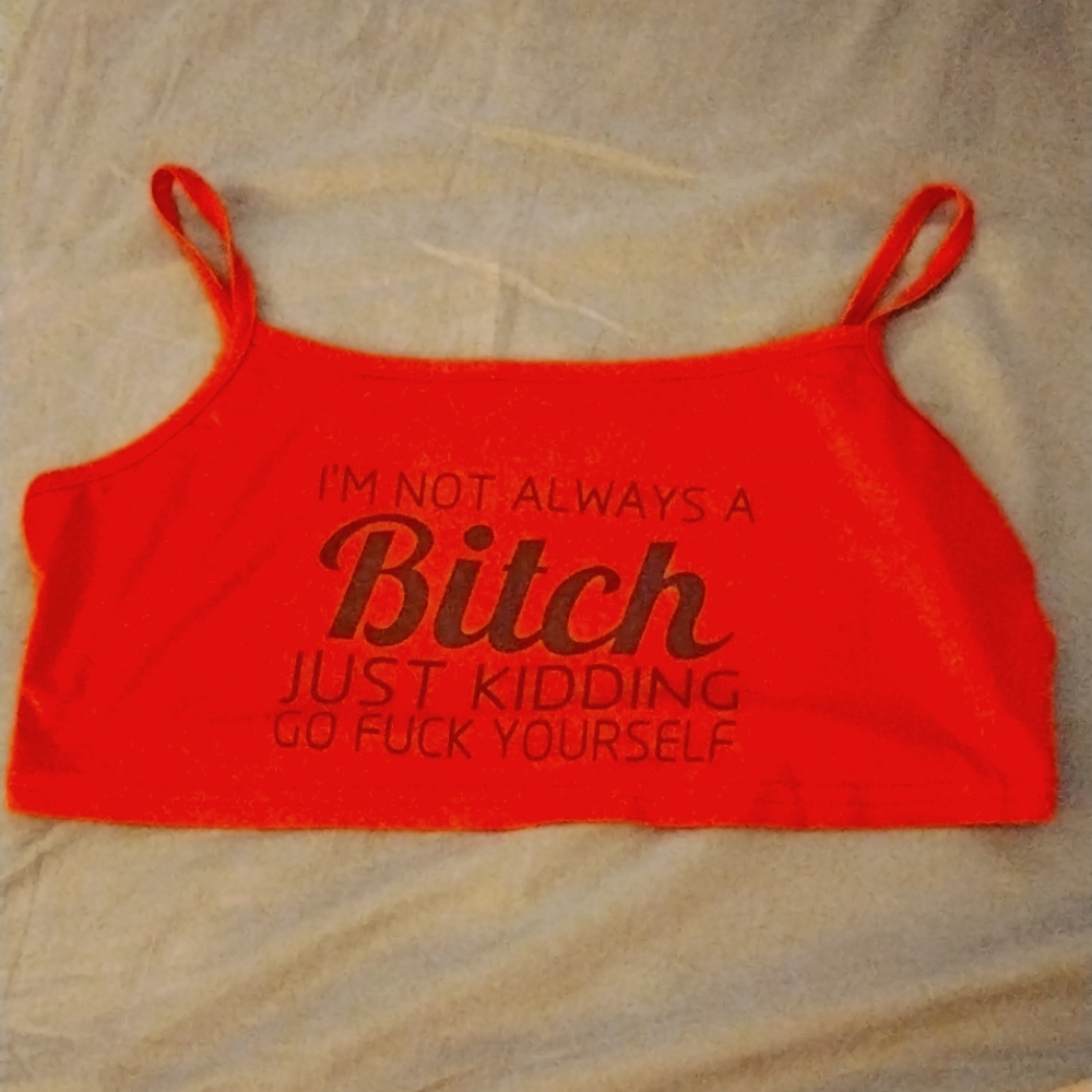 Red Crop Top